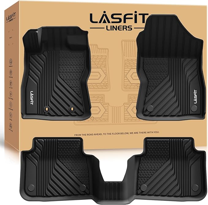 All Weather Floor Mats for Subaru Crosstrek & Impreza 2026 2025 2024 (Non Crosstrek Hybrid), Custom Fit All Season TPE Guard Durable Floor Liners for Subaru Crosstrek & Impreza Car Accessories