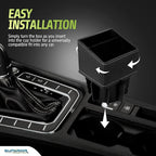 Car Phone Holder & Key Storage Expander for Cupholder - Universal Size Phone Mount for Car - Elegant Design with Easy Installation - Effortless Charging Cell Phone Holder for Car