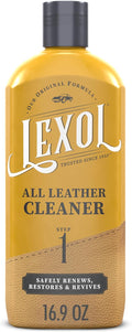 All Leather Cleaner 16.9 oz – Deep Cleaning formula for car interior, couches, furniture, shoes, boots, purses, jackets, gloves, saddles and motorcycle gear