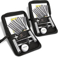 Tire Repair Kit, Sets of 2-24pcs Professional Heavy Duty Universal Emergency Flat Tire Repair Kit, for car Motorcycle, Truck, Golf Cart, ATV, Tractor, ARB, RV, SUV, Trailer etc.(Black)