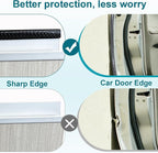 32.8FT Car Door Edge Guards Black, U-Shaped Car Door Protector with Metal Clips, No Adhesive Needed, for Most Cars