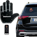 Car Accessories for Men, Car Finger Light with Remote - Give The Bird & Wave & Love to Drivers - Truck Accessories, Finger Flicker LED Hand Gesture Signs, Ideal Gift for Men and Women