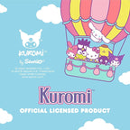 Sanrio Hello Kitty and Friends Kuromi Black Car Steering Wheel Cover, Universal Fit Cute Accessories for Women Stylish Decor Gifts Hello Kitty Accessories - Fits Standard Wheels 14.5"-15"