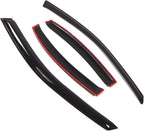 Outside Mount Window Vent Visors Rain Guards Compatible with Lincoln LS 2000-2006 | Side Window Wind Deflectors Rain Shields | Smoke Tinted, 4 Pcs Set, DGWV-296
