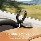 Magnetic Phone Holder for Car,Strong Non-Slip Car Phone Mount, Hands-Free Navigation for Car,Phone Holder for Car/Desk, Compatible with iPhone/Samsung and All Smartphones (2-Pack)