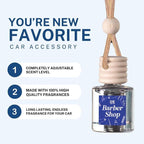 CANDECraftCo Car Air Hanging Fragrance Oil, Car Auto Freshener for Essential Oils, Scents Fragrance Aromatherapy Automobile Diffuser, Long Lasting (Birthday Cake)