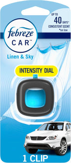Car Air Freshener Vent Clip, Linen & Sky, 1 Count