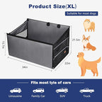 XL Dog Car Seat for Large Medium Dogs, Back Seat Extender for Pets, Waterproof Pet Carseat for Medium Sized Dog, Hammock for Pet, with Storage Pocket for Cars/SUV/Truck(XL)
