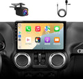 Car Radio Stereo for Jeep Wrangler JK 2007-2018 Dodge Ram 1500 2500, 4Core 64GB with CarPlay Android Auto