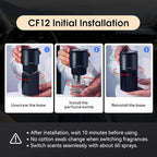 Ceeniu Car Air Fresheners - CF12/F26/F39 Dedicated Perfume Refill - 45ml - Can be Used for 2~6 Months - Made with Natural Plant Extracts - French Imported Fragrance - 17 Varied Scents Available
