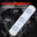 Pink LED Truck Bed Light Kits with On/Off Switch, for Pickup Exterior Interior Rock Neon Lights, Footwells, Running Boards, Cargo, Underglow, Tonneau Cover, Rail Lighting - 8 PCs