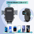 2-in1 Car Cup Phone Holder, 360°Rotation Cup Holder Expander with Phone Mount, Cup Phone Holder for Car Fits All 4-7" iPhone Galaxy Smartphones, Cup Holder Insert for 10-46 OZ Bottles