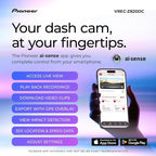 VREC-Z820DC Dual Dash Cam Front and Rear Car Camera - Premium 4K Camera, AI-ISP Starvis Night Vision, 139 Degree Wide Lens, ADAS Safety Alerts, Built in GPS, Impact Detection, 24/7 Coverage