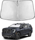 Windshield Sunshade Compatible for GMC YukonXL 2021-2023 2024 2025, Sun Visor for Front Windshield & Window Sun Shade Cover, UV Heat Blocker & Protector, Car Accessories