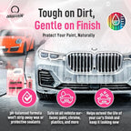 WASH N' WAX with Carnauba 16 Oz. - Cleans & Shines in One Step | Works with Foam Cannon, Foam Gun, Bucket Washes, Pressure Washer | Carnauba Wax Protection for Cars