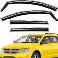 Extra Durable Window Deflectors in-Channel Window Visors Rain Guards Fit for Dodge Journey 2009-2020, Sun Visors, Wind Vent for Shades, Exterior Car Accessories - 4 pcs. AG0897