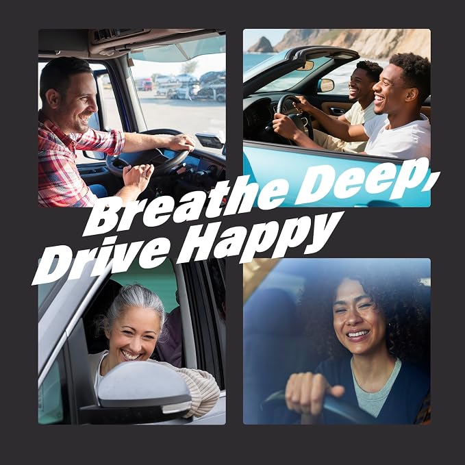 Car Air Freshener Vent Clips, Ocean Scent, 6 Pack, Long Lasting Scent Up to 180 Days, Car Fresheners