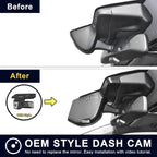 Mangoal 4K Dash Cam Custom for BMW X1 Gen3 U11/U12 2023 2024 2025, Xdrive28i, OEM Style, 2160P UHD Video, WiFi & APP, 64GB Card