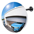 12" Frameless Mirror with 360° Adjustable View - Convex Mirror for Garage, Driveway, Store, Warehouse & Office, Wall Mount Safety for Indoor Outdoor Use with Clear Wide Reflection
