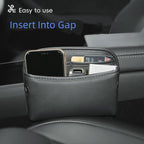 Car Seat Side Pocket Organizer Car Pocket Pouch for Seat, Door, Console, Car Seat Gap Filler Organizer Multifunctional Car Organizer Accessories for Phone Sunglasses Keys Cards (Small)