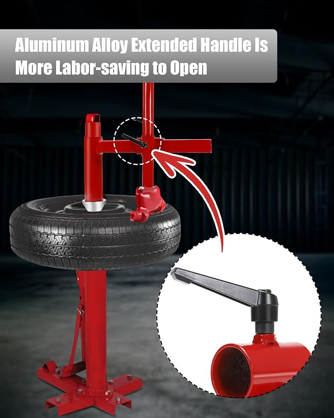 Upgrade Manual Tire Changer Duck Head Kit with Silver Cone, with Tire Changer Duck Head Fit for Most Car, Trucks, SUVs, ATV Tires (with Silver Cone)