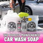 Mr. Pink Car Wash Soap - 128 oz Super Suds Foaming Car Wash Soap for Cannon, Blaster, or Bucket Washing - pH Balanced, Safe on Wax, Sealant, Ceramic, and Clear Coat Finishes