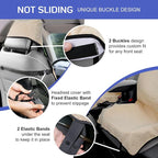 Waterproof Seat Cover Towel, 2PCS Premium Sweat Carseat Protector, Perfect for Universal Anti-Slip Car Truck SUV Seat, Great for Surfing Yoga Gym Workout, Four-Leaf Clover