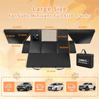 Dog Car Seat Cover for Back Seat Larger,Waterproof PU Leather Hard Bottom Car Seat Cover for Dogs,Non-slip Backseat Dog Cover with Upgraded Door Protection Flap,Dog Hammock for Full Size Truck 55×30in