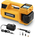 TC4 Portable Air Compressor Tire Inflator, 470W 18V Cordless Air Pump for Truck Tires with 4000mAh Battery, 150PSI Heavy Duty Air Compressor with Digital Display for Car, RVs, SUV