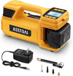 TC4 Portable Air Compressor Tire Inflator, 470W 18V Cordless Air Pump for Truck Tires with 4000mAh Battery, 150PSI Heavy Duty Air Compressor with Digital Display for Car, RVs, SUV
