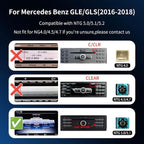 Wireless CarPlay/Android Auto 12.3 Inch Touchscreen for Mercedes Benz GLE/GLS (2016-2018) with NTG5.0/5.1/5.2 System, Car Radio Receiver, Multimedia, Bluetooth, Car Stereo