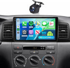 [4G+128G] Car Stereo for Toyota Corolla EX 2007-2012 with 5GWiFi/Android 15/Wireless Carplay Android Auto,9" Incell Touch Screen Radio,GPS/EQ DSP/Bluetooth5.0/SWC/AHD Backup Camera