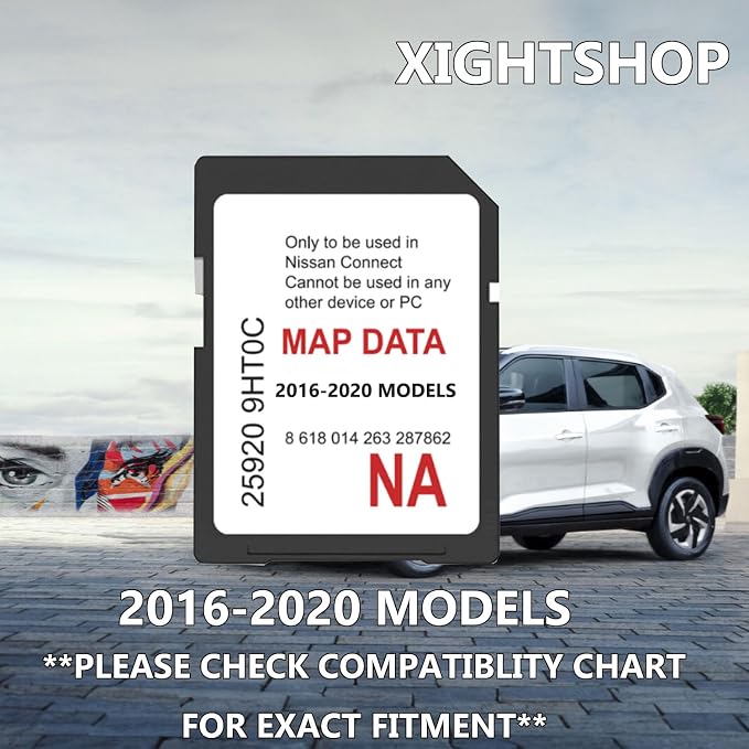 GPS MAP Navigation SD Card 25920-9HT0C | USA/CAN | 2016-2020 Altim/Rogu/Sentr/Xterr/Tita/Frontie/ NV200/ NV1500/ NV2500/NV3500