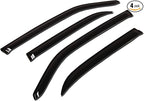 WV-388 Outside Mount Window Visor Deflector Rain Guard Dark Smoke 4-pc Set, Compatible with 2008-2015 Scion Scion xB