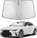 Windshield Sunshade Compatible for Lexus IS 300, IS 350, IS 500, IS 250, IS 200T 2014-2024 2025 2026, Sun Visor for Front Window Sun Shade Cover, UV Heat Protector, Car Accessories