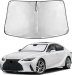 Windshield Sunshade Compatible for Lexus IS 300, IS 350, IS 500, IS 250, IS 200T 2014-2024 2025 2026, Sun Visor for Front Window Sun Shade Cover, UV Heat Protector, Car Accessories