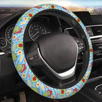Happy Frog Elastic Steering Wheel Cover Non-Slip Breathable Steering Wheel Protector Fit Auto, SUVs, Truck