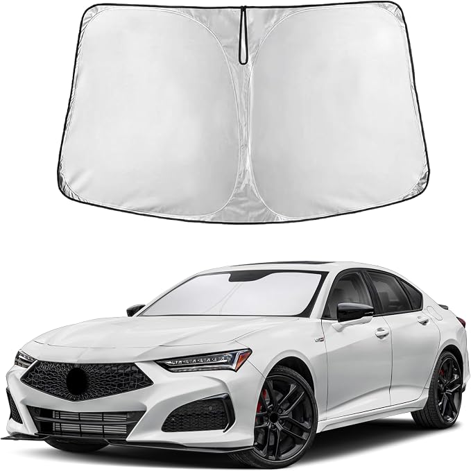 Windshield Sunshade Compatible for Acura TLX 2021-2024 2025 2026, Sun Visor for Front Windshield & Window Sun Shade Cover, UV Heat Blocker & Protector, Car Accessories