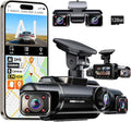 Neideso 5 Channel 360° Dash Cam Front and Rear, 4K + 3*1080P, STARVIS 2 Sensor, AI Driver Fatigue Alert, 5GHz WiFi GPS Car Dash Camera, HDR Night Vision, Free 128GB Card, 24H Parking Mode, N900Ultra