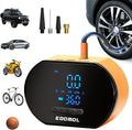 Tire Inflator Portable Air Compressor - 150PSI Portable Car Air Pump with 6000mAh Battery, Fast Inflation & Deflation Function, Digital Pressure Gauge & Auto-Off for Car, Motorcycle, Bike, Ball