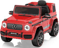 Licensed Mercedes-Benz G63 Car for Kids, 12V 7AH Ride on Car w/Parent Remote Control, LED Headlights, Music Player & Horn, Soft Start, Low Battery Prompt, Kids Electric Car, Red