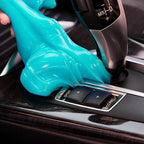 Car Cleaning Gel Putty Reusable, Universal Car Interior Cleaner Slime, Perfect Cleaning Kit Supplies, Auto Detailing Tools Accessories, Dust Remover Gifts for Men Women Blue