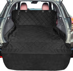 SUV Cargo Liner for Dogs, Upgraded Extra Large Water Resistant Pet Cargo Cover Dog Seat Cover Mat for SUVs with with Bumper Flap for Full-Size SUVs Vans, Black
