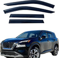 Window Visors Rain Guards for 2021-2025 Nissan Rogue S/SV/SL/Platinum | Window Wind Deflectors Vent Visors | Anti-UV & Noise Reduction | Easy Installation & Weatherproof Design