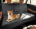Pet Bench Seat Covers for Mid-Size Sedans and SUVs, Heavy Duty Nonslip Car Seat Protector for Child Car Seat, Waterproof Back Seat Covers for Dogs and Kids, Armrest & Seatbelt Access(Black)