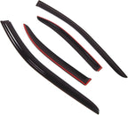 Outside Mount Window Vent Visors Rain Guards Compatible with Kia Sorento 2003-2010 | Side Window Wind Deflectors Rain Shields | Smoke Tinted, 4 Pcs Set, DGWV-285