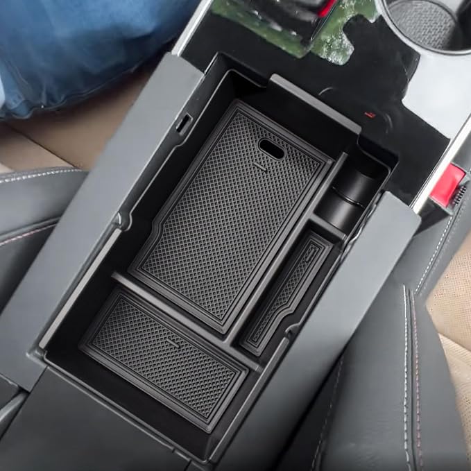 2026 Equinox Center Console Organizer Compatible with Chevy Equinox 2025 2026 LT/RS/ACTIV Armrest Storage Box Interior Pallet Insert Tray Secondary Accessories, Middle Console Tray, Not for EV