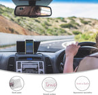 2 PCS Trust in God Rearview Mirror Decals, Automotive Vinyl Rear View Mirror Decorative Stickers, Waterproof Trust in God Stickers for Car Truck Laptop, Car Accessories (Pink)