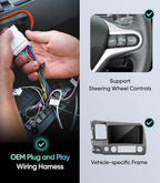 Car Radio Stereo for Honda Civic 2006-2011, Wireless CarPlay Android Auto | 9" IPS HD touchscreen, 64G storage, 5G WiFi GPS navigation, phone link, Bluetooth FM AM SWC, 1080P backup camera
