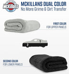 Extra Large Dual-Color Car Drying Towel XL - Edgeless & Ultra Soft & Absorbent - 36" x 28" - 1200 GSM Twisted Loop Microfiber Towel for Cars - Drying Towel Car Detailing - Car Wash Towels